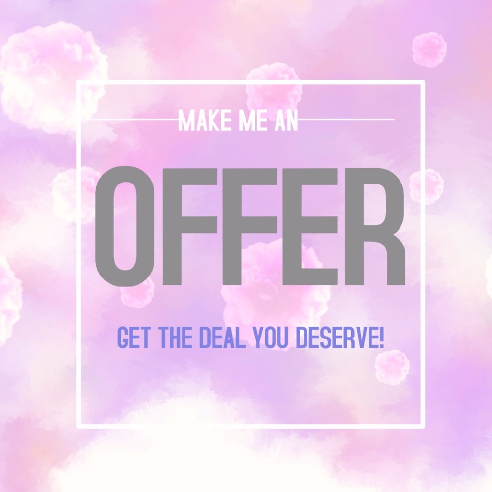 **Offers Welcome!**