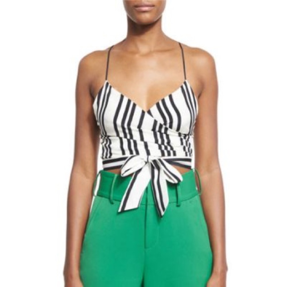 Alice & Olivia Rayna Crop Top