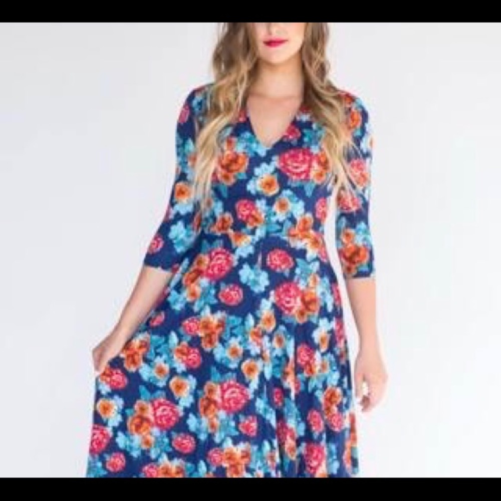 Agnes & Dora Austen dress baby suede