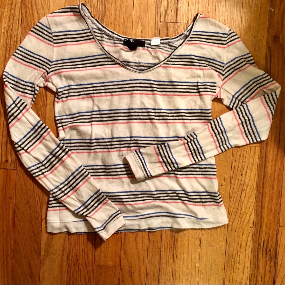 Urban outfitters BDG. Slim Fit Stripped Soft Top