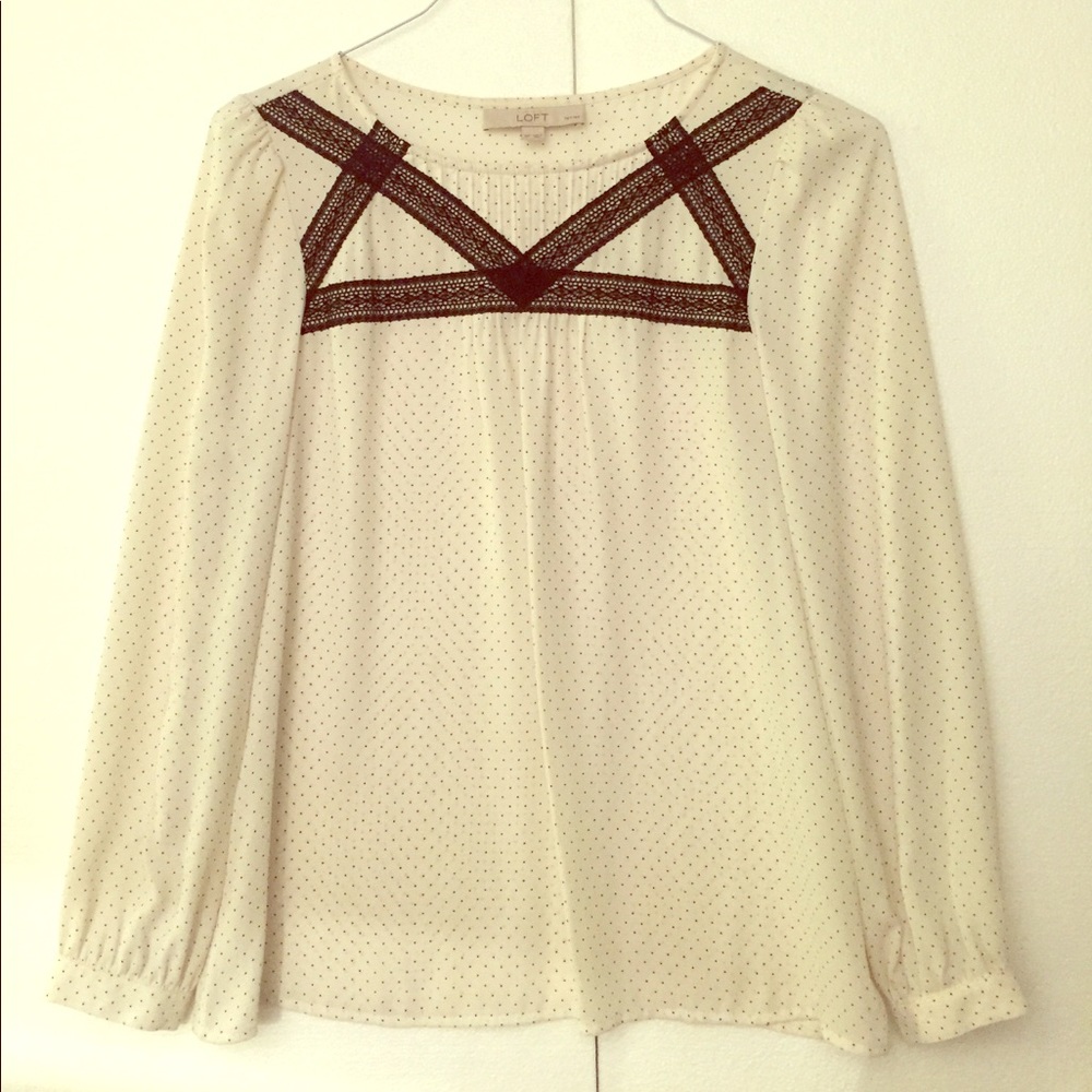 Ann Taylor LOFT Medium Petite Blouse