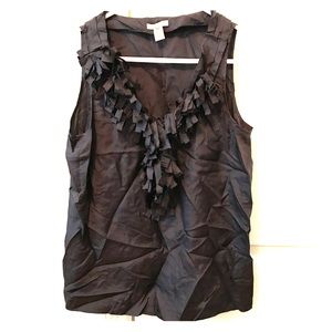 Jcrew confetti front silk shell