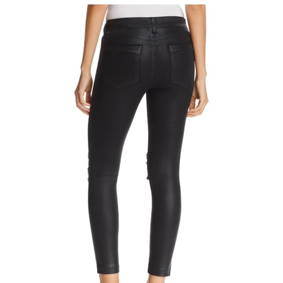 Joe's Jeans Charlie Coated Ankle Jeans Distressed - Picture 5 of 5