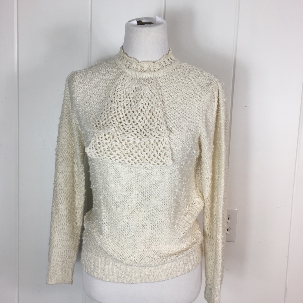Vintage 80s crocheted top.