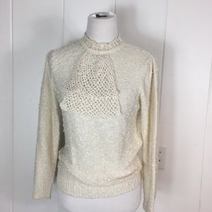 Vintage 80s crocheted top.