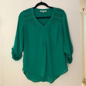 Green blouse