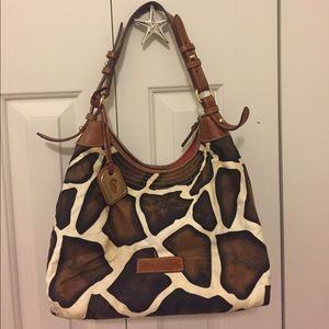 Dooney & Bourke giraffe print purse