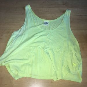 PINK neon flowing tank