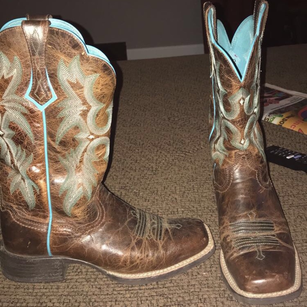 Ariat square toe boots