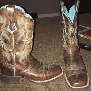 Ariat square toe boots