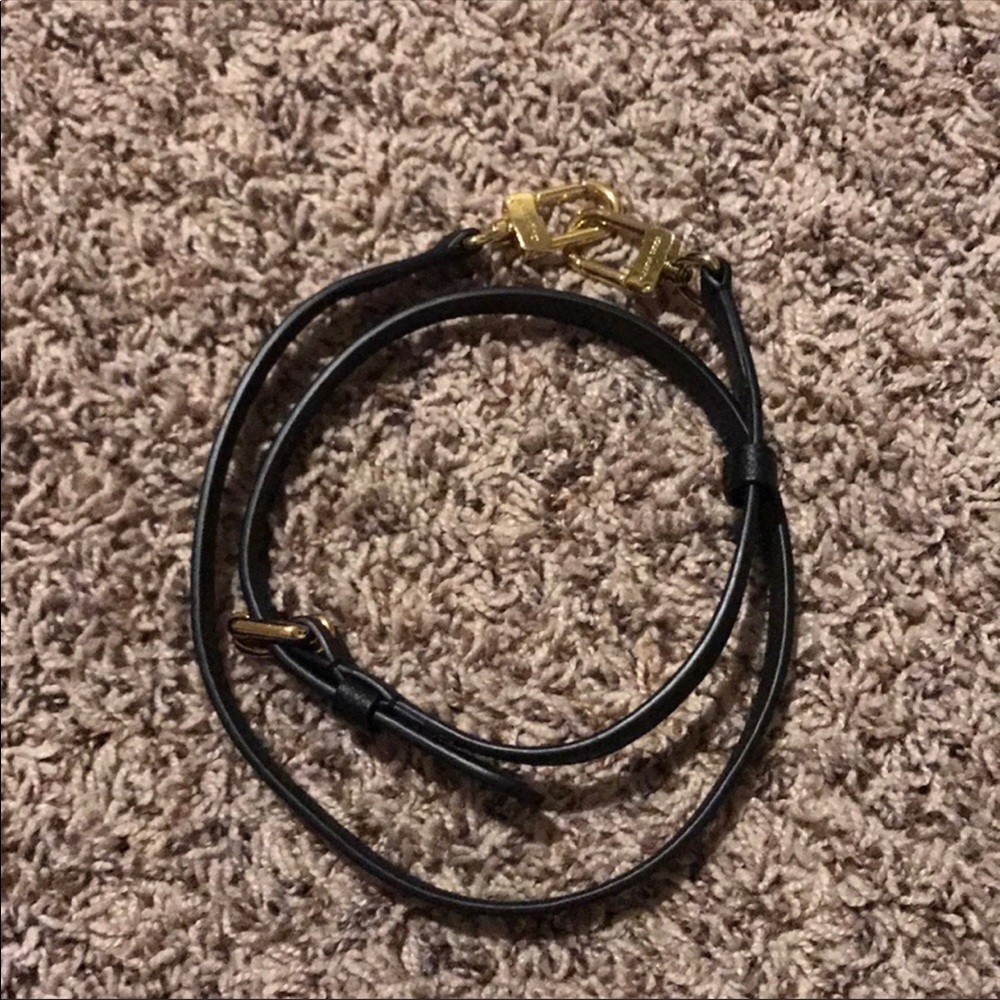 Black Louis Vuitton strap