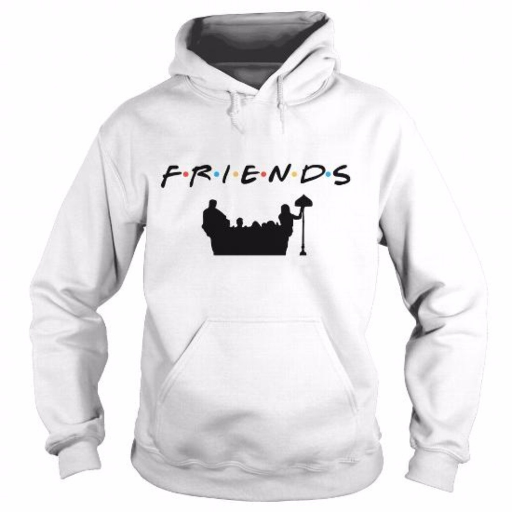 Friends (TV Show) Logo w/Cast & Couch Hoodie