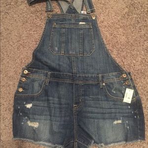 Aeropostale Bethany Mota overall shorts