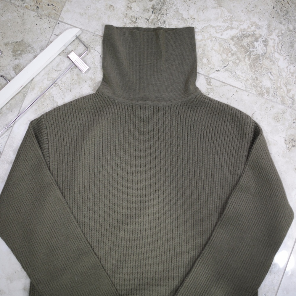 Talbots Wool Blend Knit Turtleneck Sweater Size M