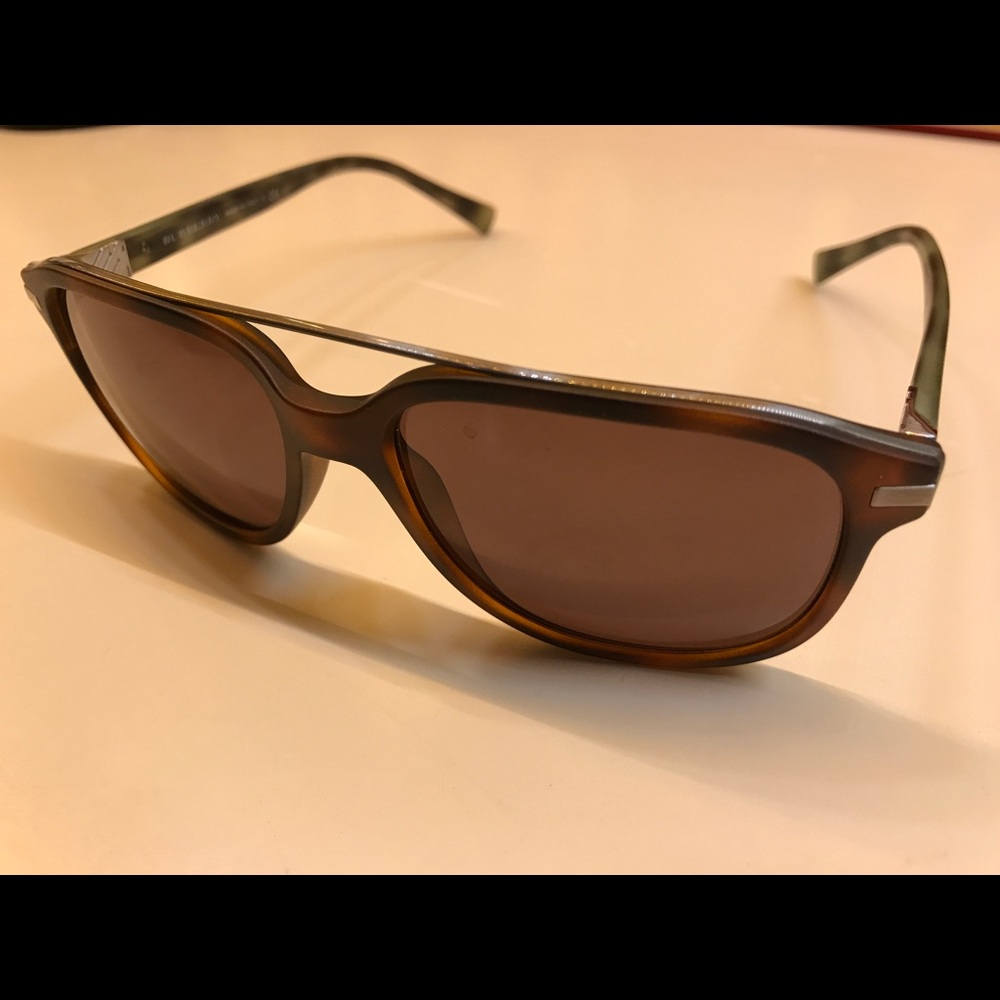 Burberry Top Bar Square Frame Sunglasses- Tortoise