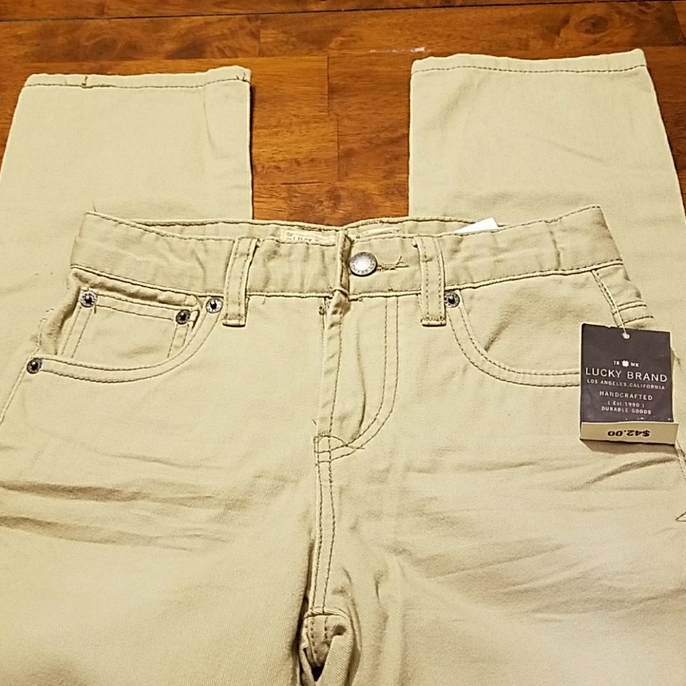 Boys Khaki Jeans