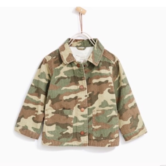 ISO: Zara Baby Girl Camouflage Overshirt - Picture 2 of 6