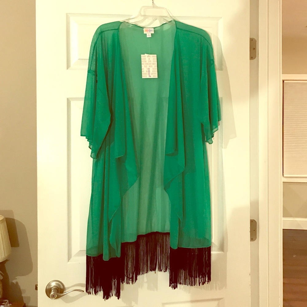 Lularoe green Monroe large NWT