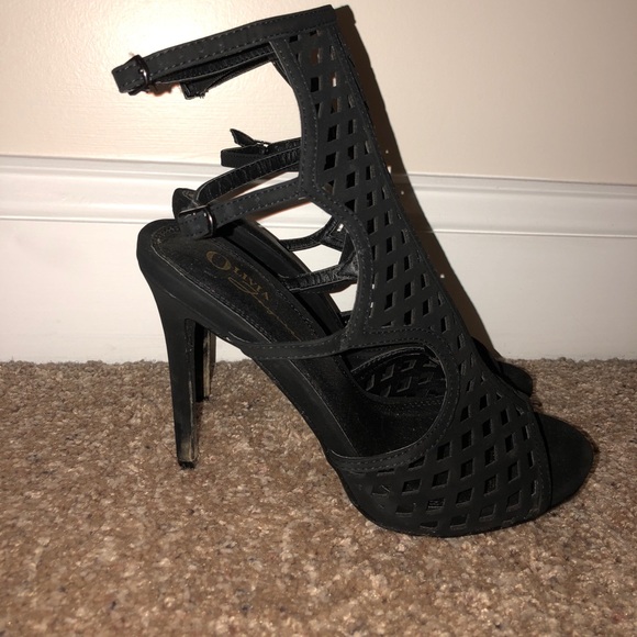 Strappy caged heels - Picture 3 of 4
