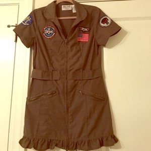 Halloween Costume- Military AF flight dress