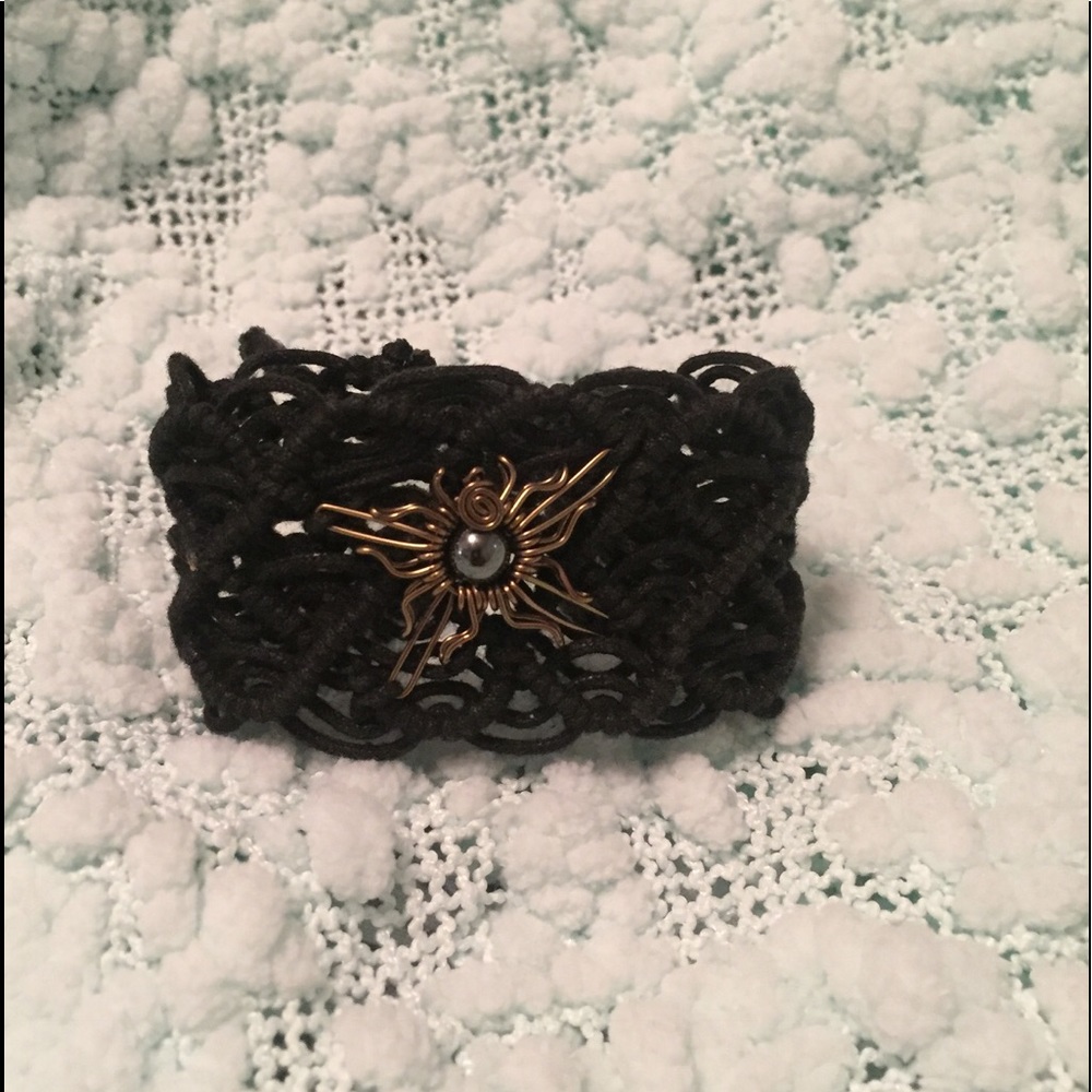 Black hemp bracelet