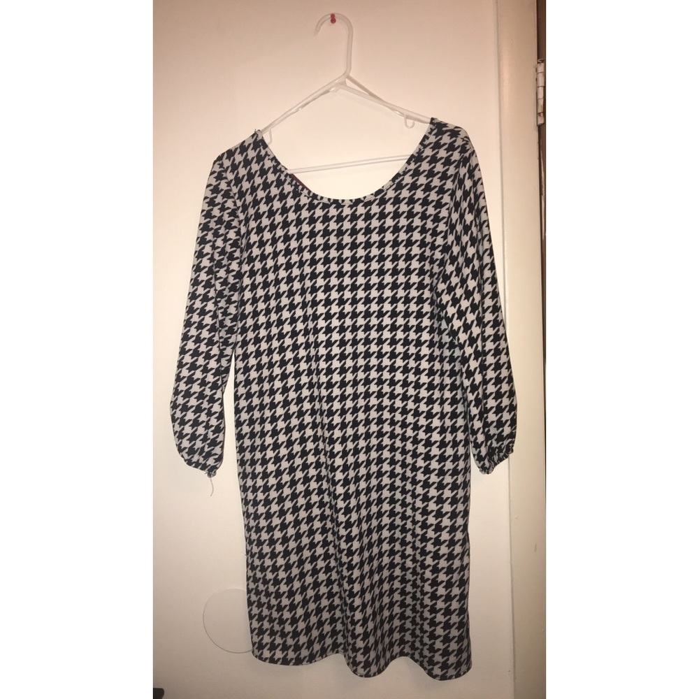 Boutique Houndstooth dress