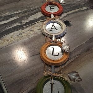 FALL HANGING SIGN BRAND NEW with tag