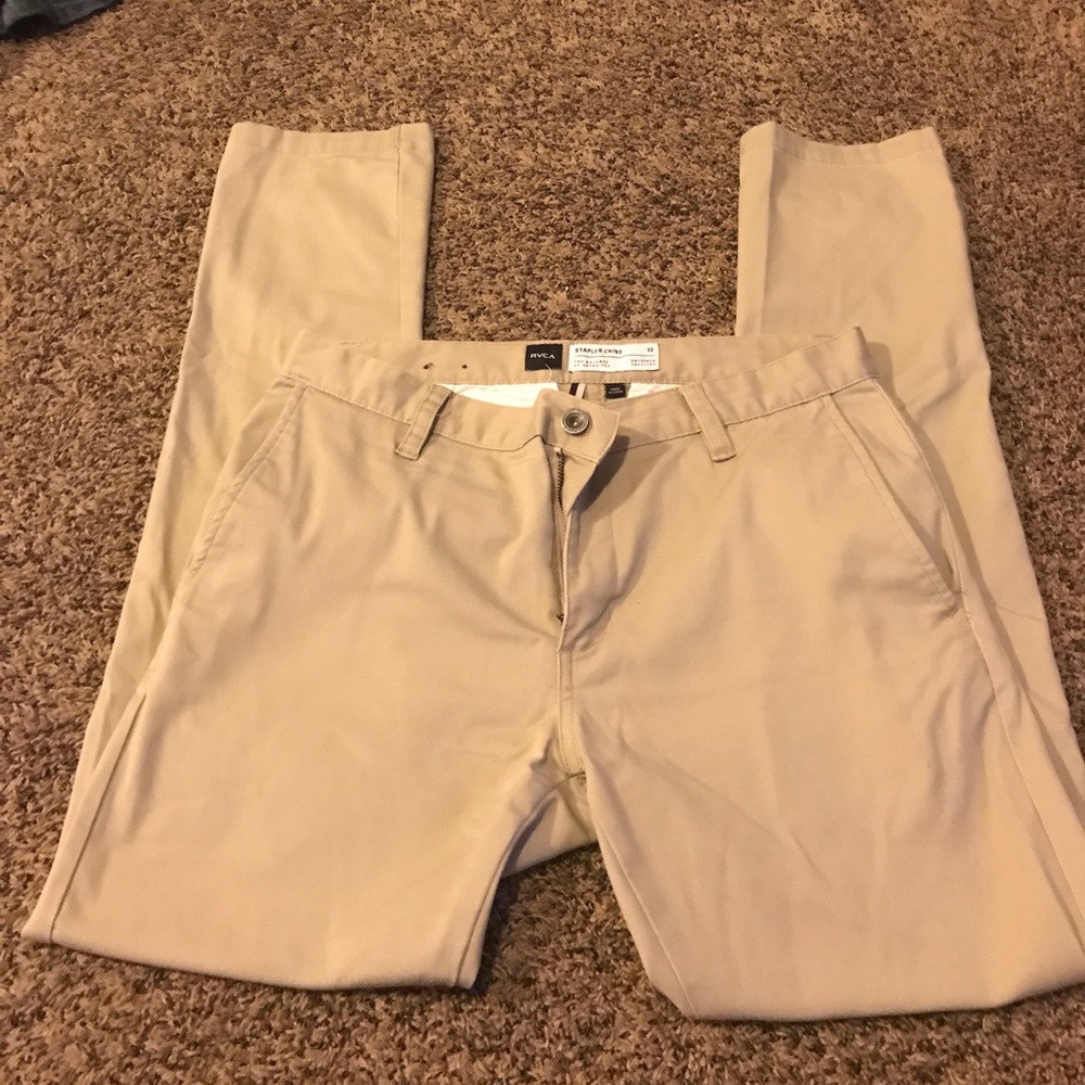 RVCA Stapler Chino Size 32 like new
