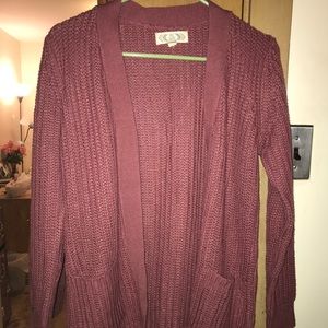 Rose Pink Colored Cardigen