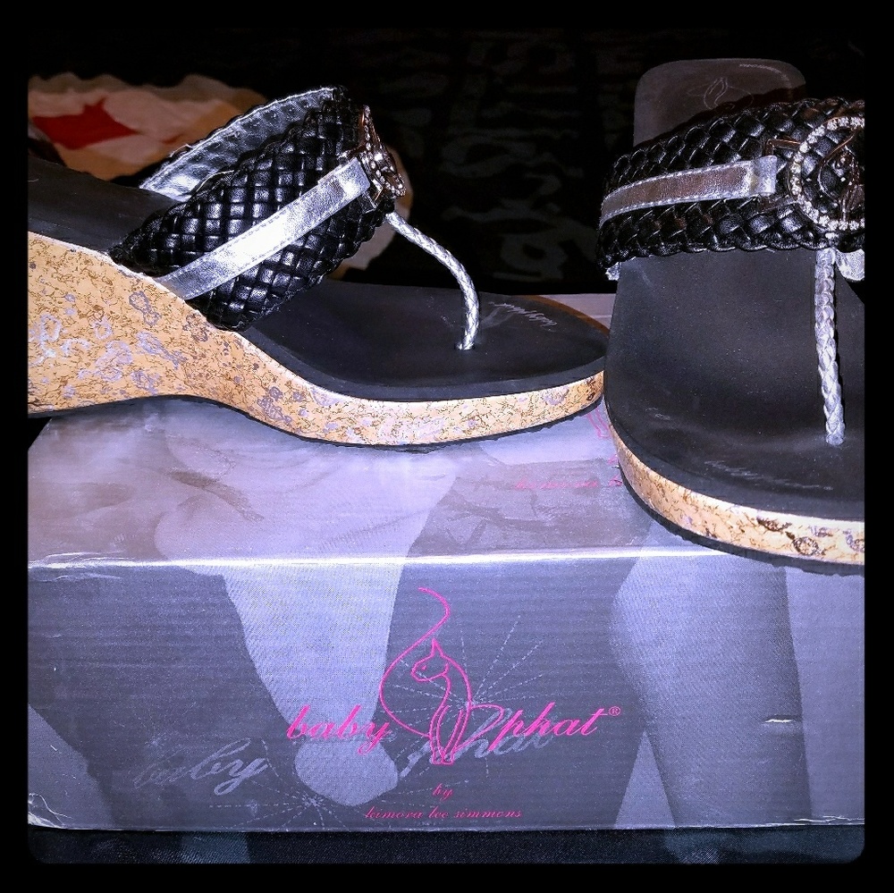 Baby Phat wedge sandals
