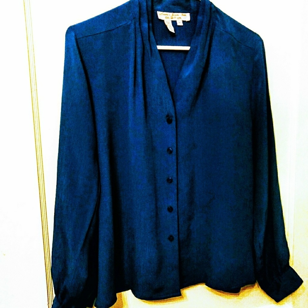 Laura & Jayne Petite Collection Long Sleeve Blouse