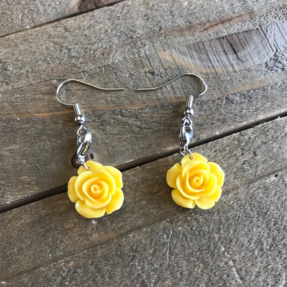 handmade Jewelry - 3 for $25 Handmade Yellow Flower Earrings