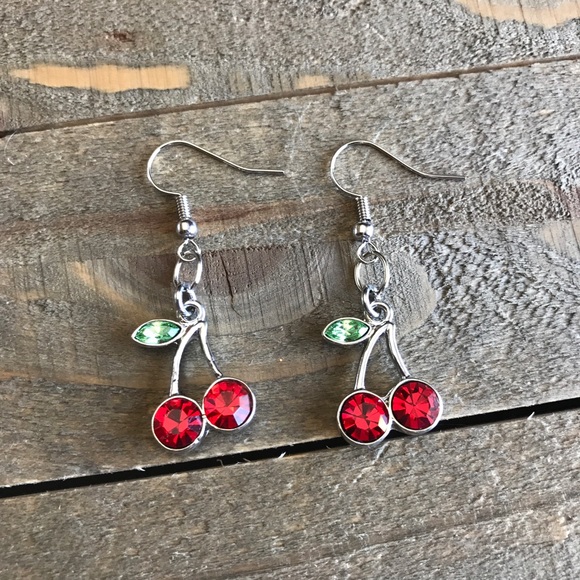 handmade Jewelry - 3 for $25 Handmade Cherry Dangle Earrings
