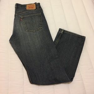 Levi 505 Faded Blue Jeans