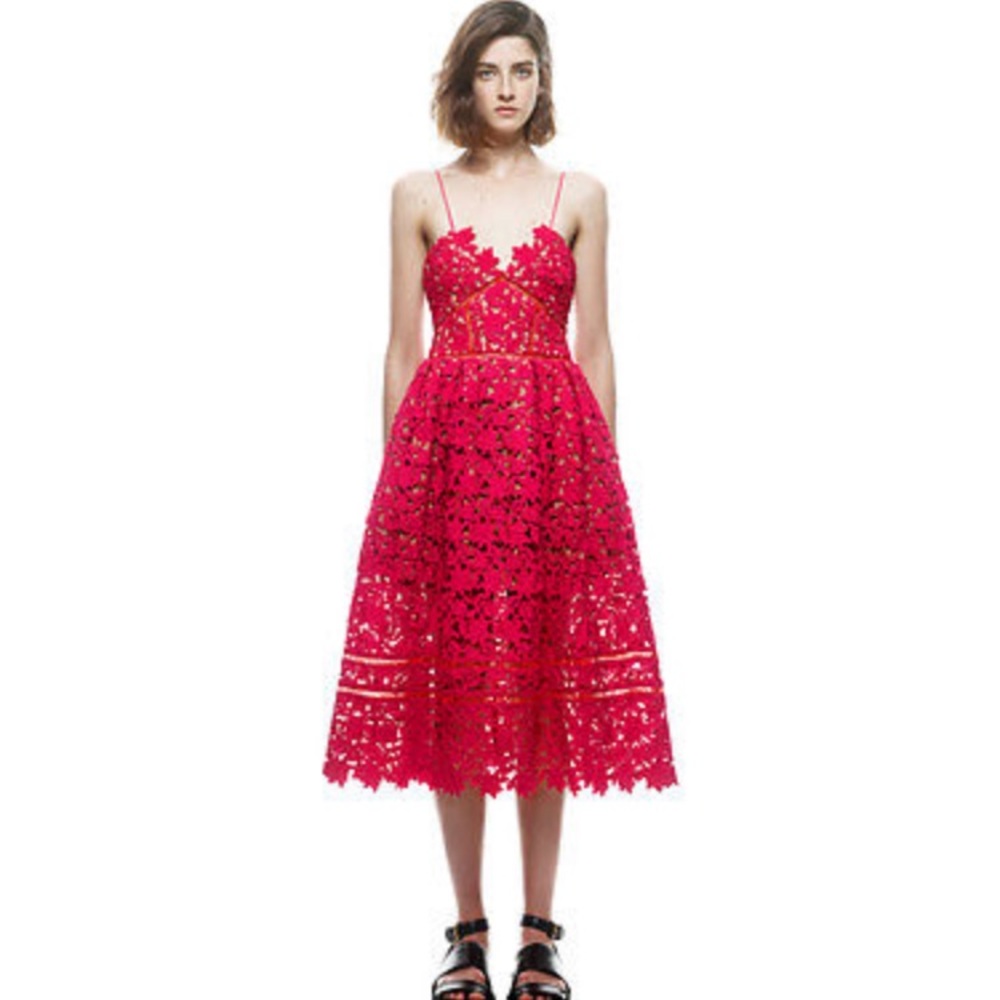 Authentic NWT Self Portrait Azelea dress