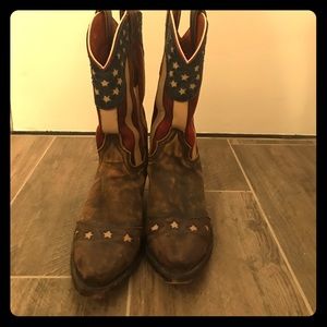 Size 9 dan post cowgirl boots. Worn 3 times