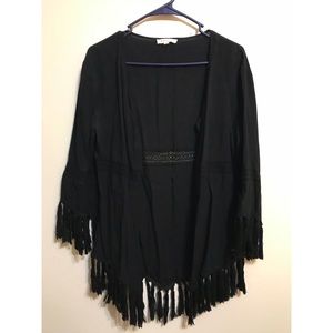 Light weight fringe Cardigan 🌚