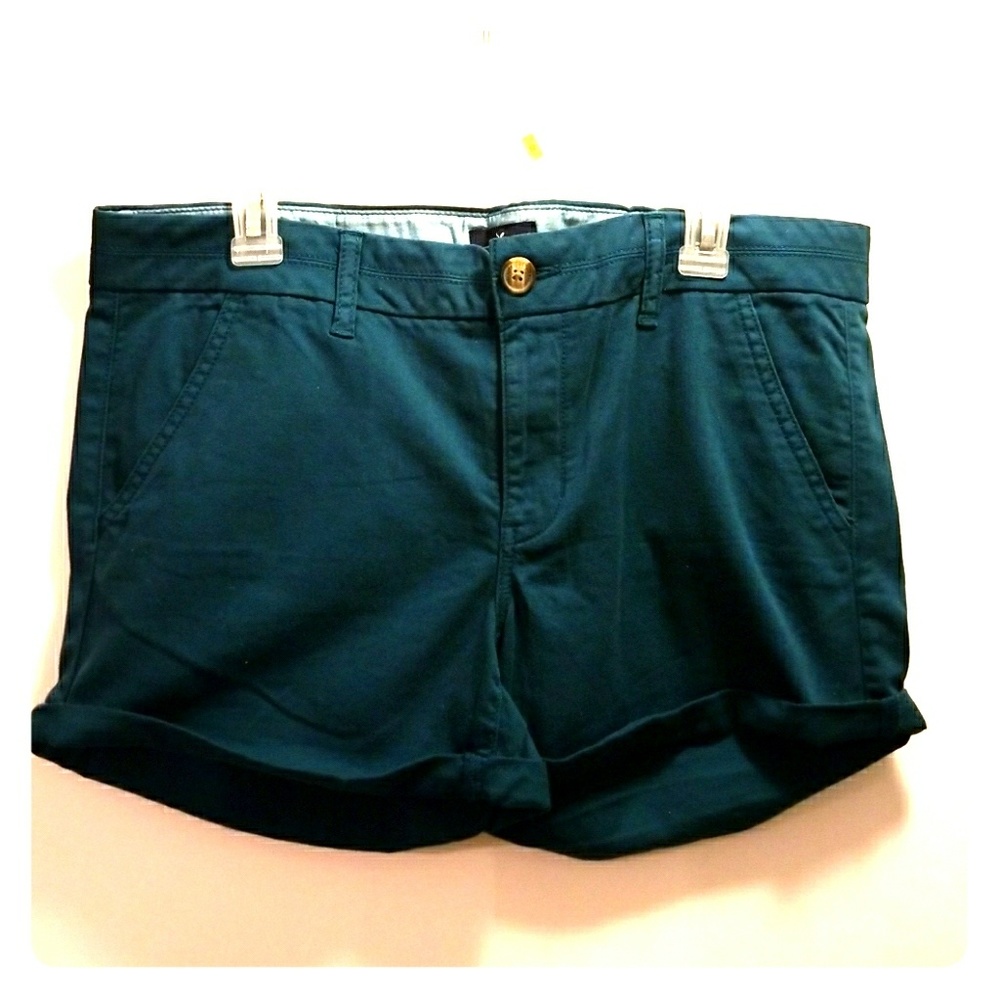 American Eagle Midi Stretch Shorts