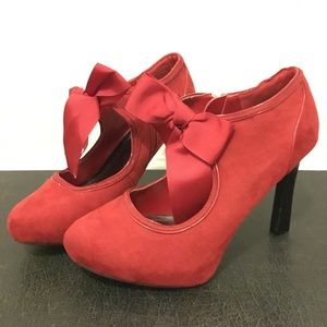 Red Metaphor Heels