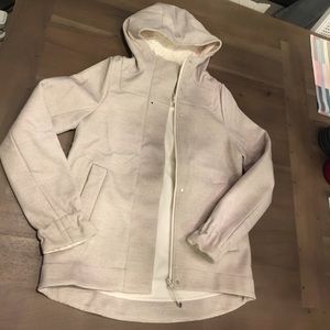 Lululemon studio softshell tweed coat