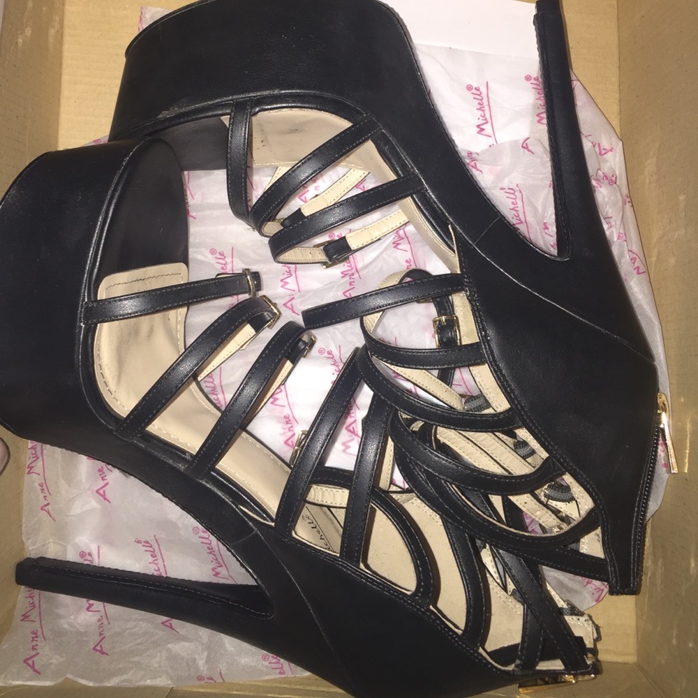 Black high heels