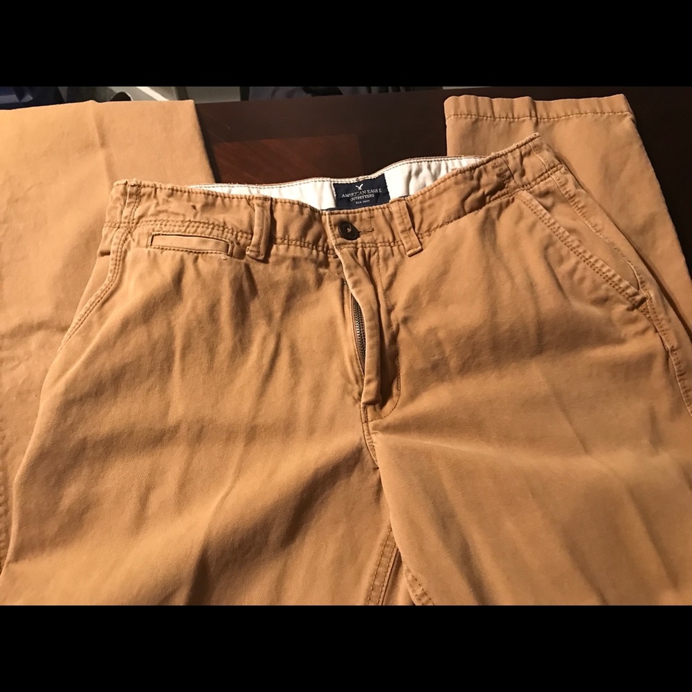 American Eagle Khakis.