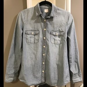 J. Crew Classic Chambray Shirt - The Perfect Fit