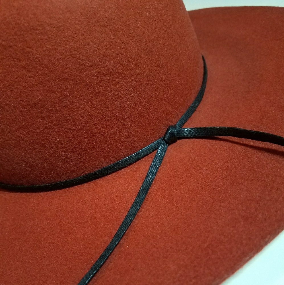 Rustic Orange Round Hat