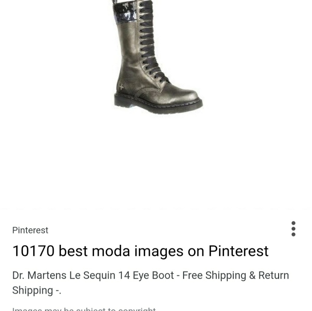 Iso dr.martens le sequin 14 eye boot