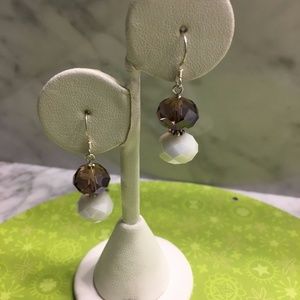 Crystal Handmade Earrings with Sterling Silver