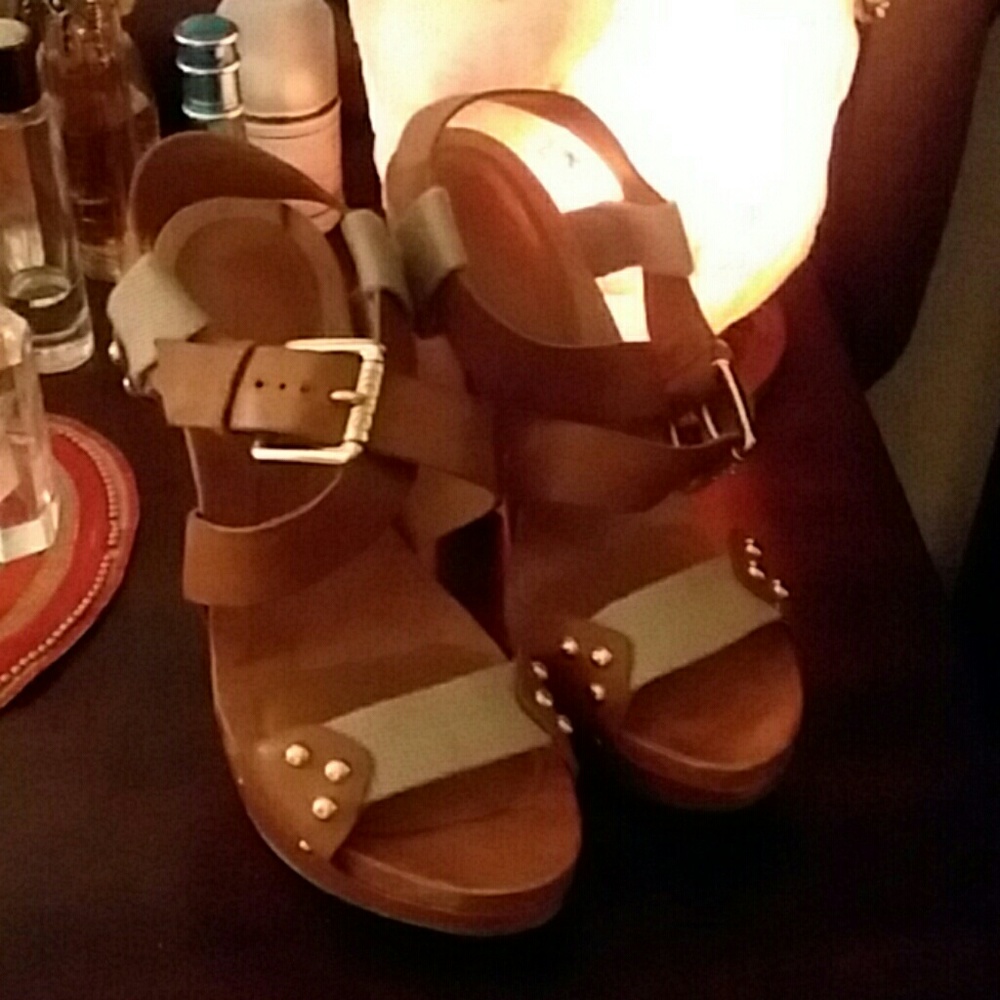 Michael Kors Wooden Heels