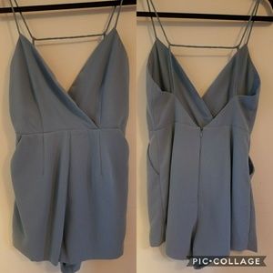 Backless romper