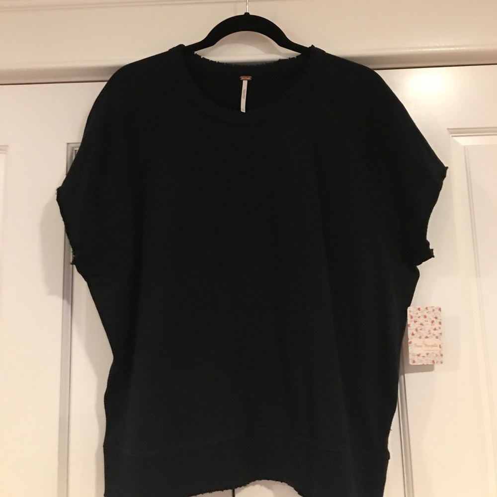 NWT Free People ball distressed sweatshirt size XS
