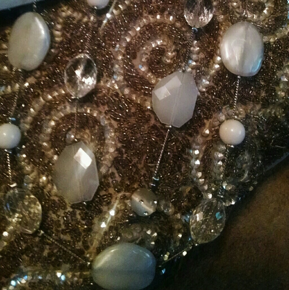 Long double layer necklace